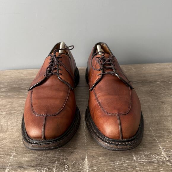 Allen Edmonds Ashton Shoes Mens 9.5 D Chili Brown Split Toe Derby Dress Leather main image 10